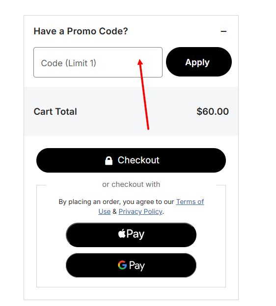 “How to apply a Mitchell & Ness promo code”