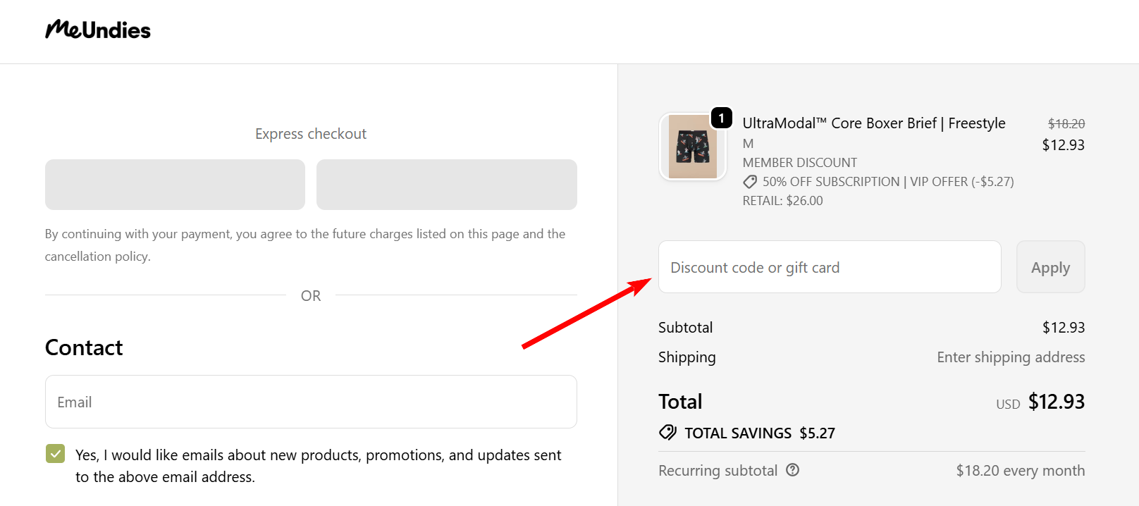 “How to Apply a MeUndies Coupon”
