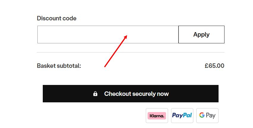“How to apply an Ellesse promo code”