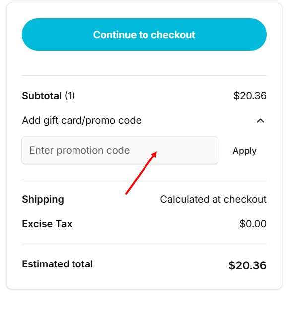 “How to apply a Flawless Vape Shop promo code”