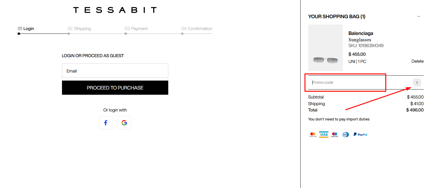 How to activate a Tessabit promo code