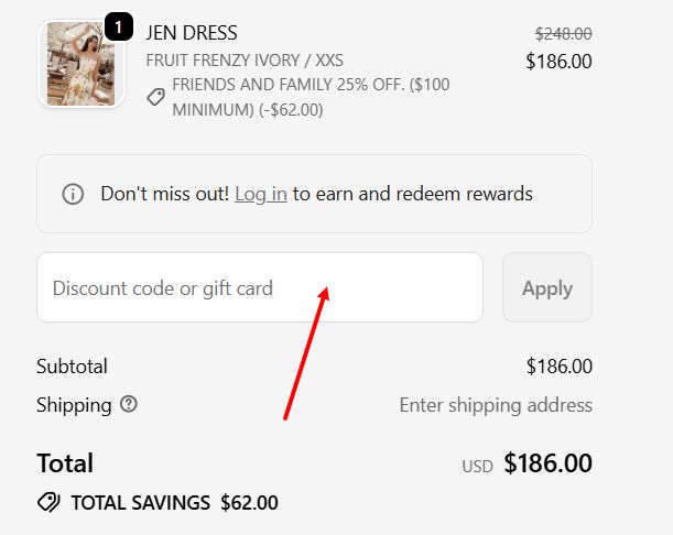 “How to apply a Yumi Kim promo code”