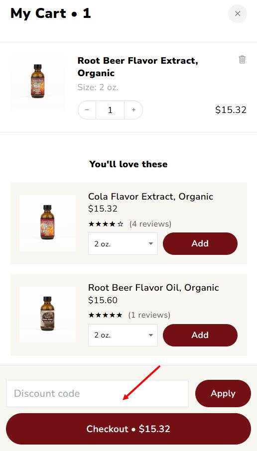 “How to apply a Nature's Flavors promo code”
