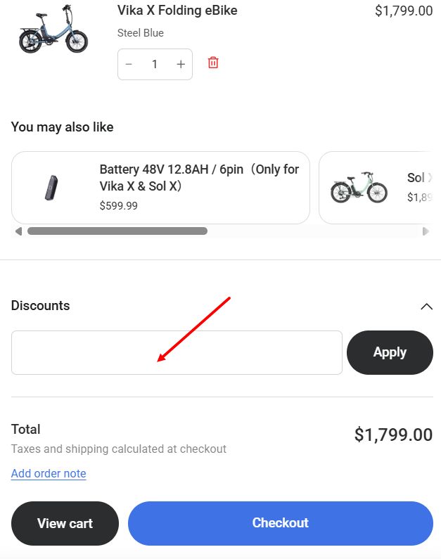 “How to apply a Blix promo code”