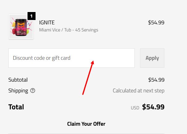 “How to apply a Mtn Ops promo code”