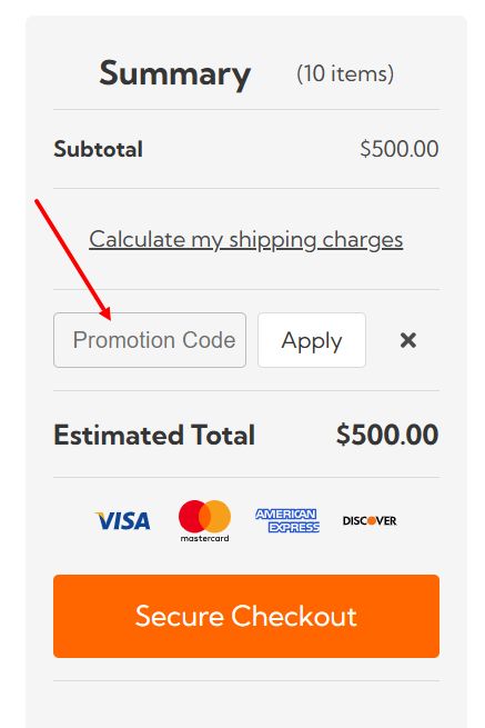 “How to apply a Golf Balls promo code”