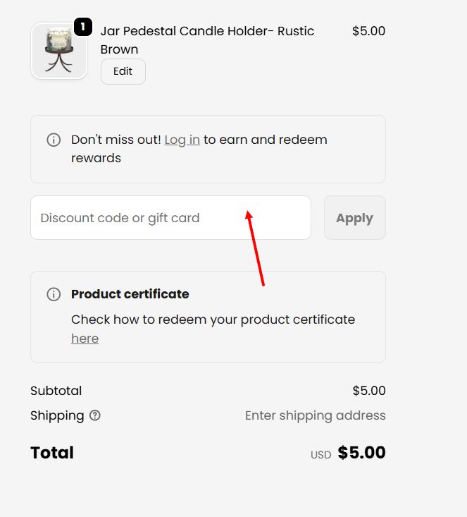 “How to apply a PartyLite promo code”