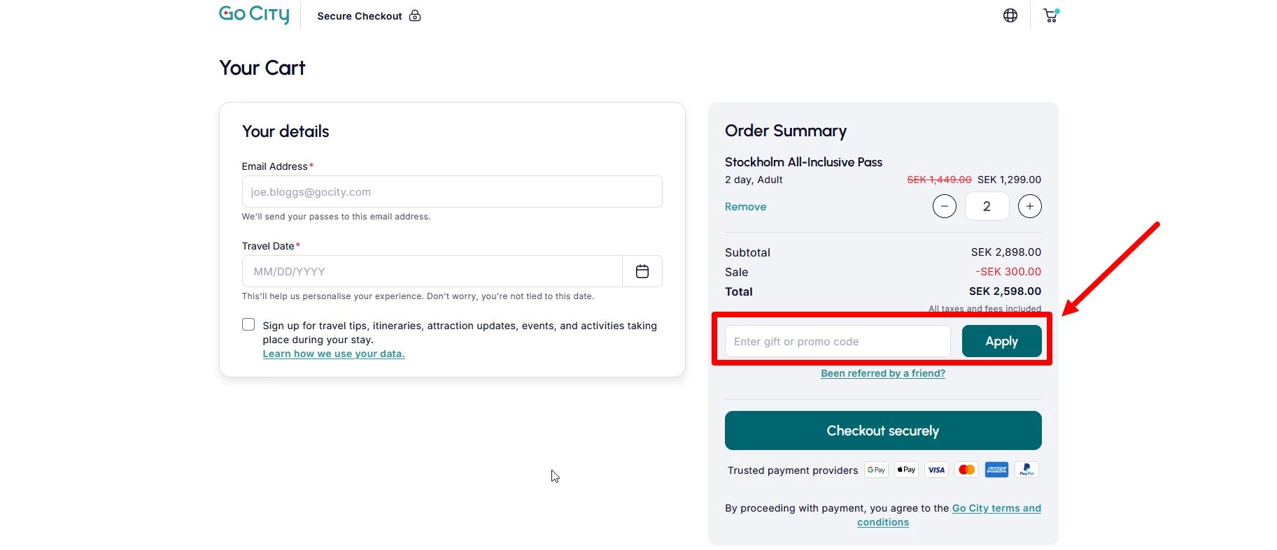 GoCity Promo Code