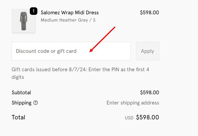 “How to apply a Veronica Beard promo code”