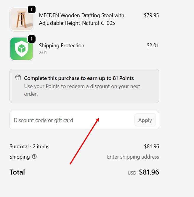“How to apply a MEEDEN promo code”