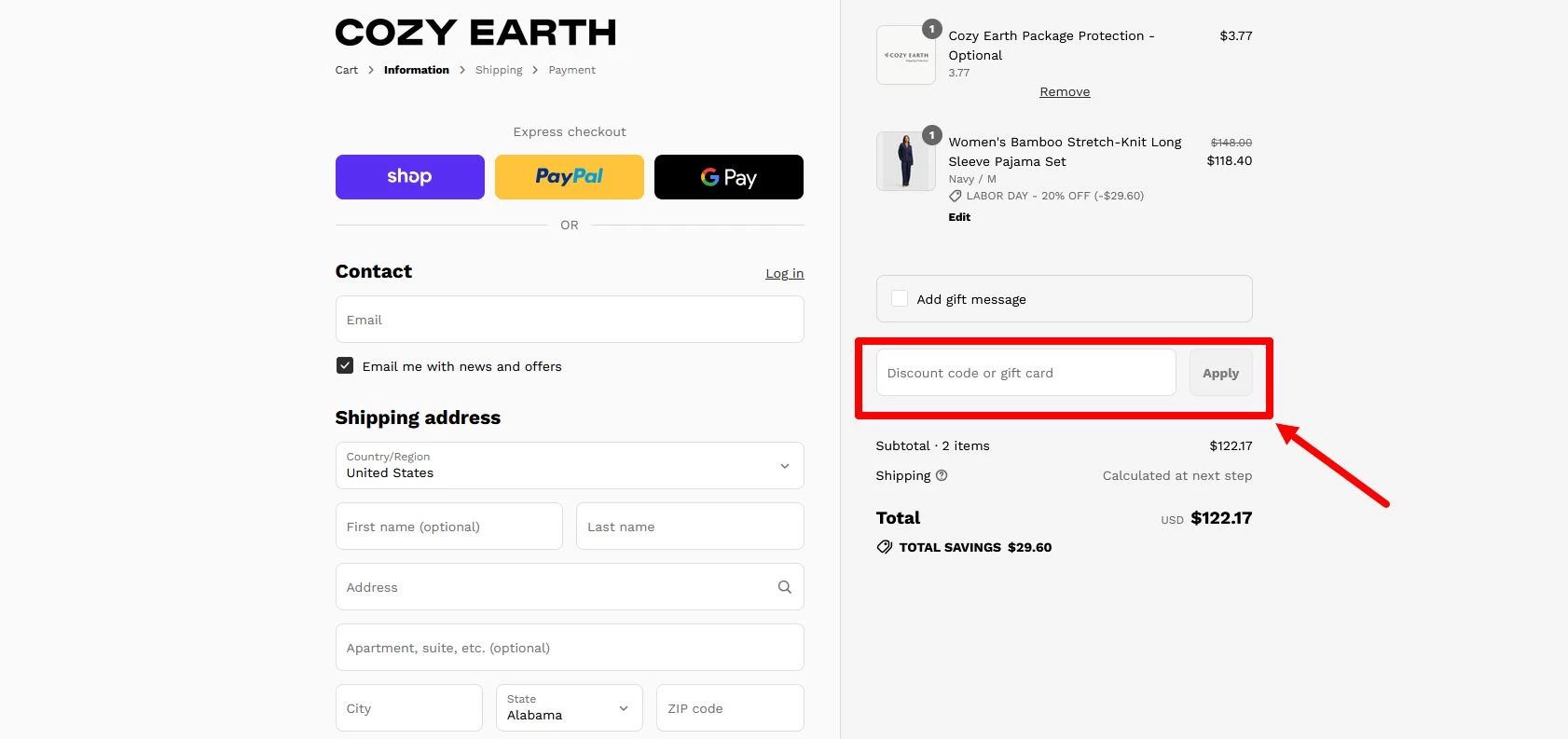 Cozy Earth Promo Code