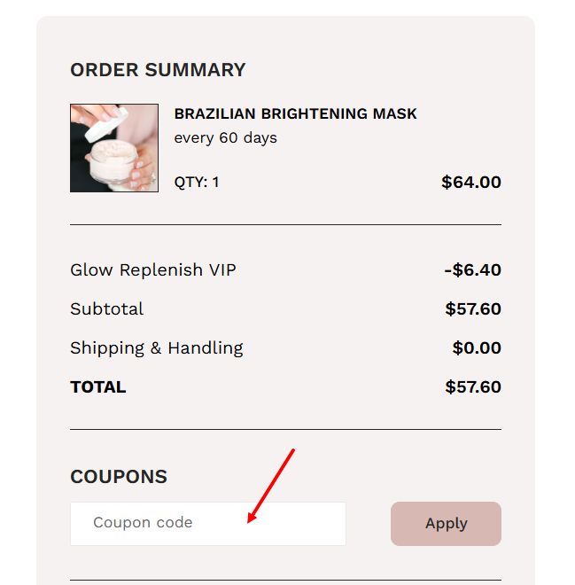 “How to apply a Bellame Beauty promo code”