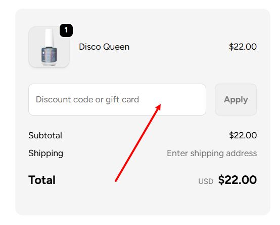 “How to apply a Dazzle Dry promo code”
