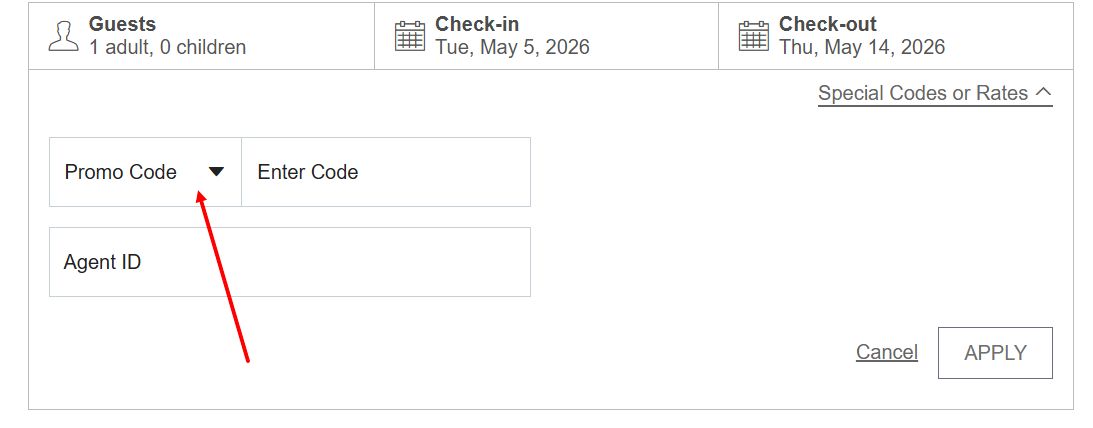 “How to apply a COMO Hotels and Resorts promo code”