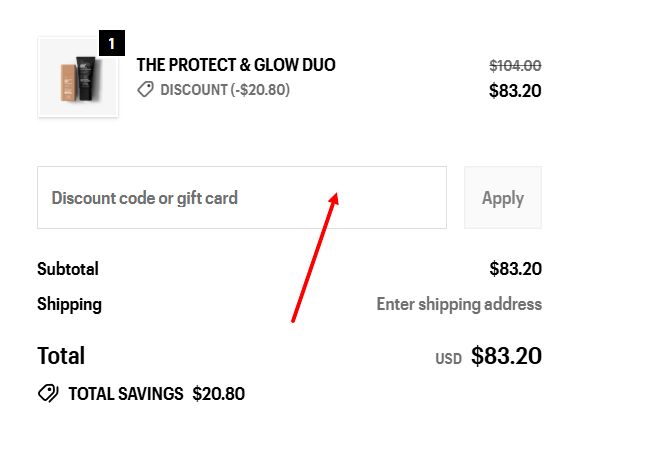 “How to apply an Allies of Skin promo code”