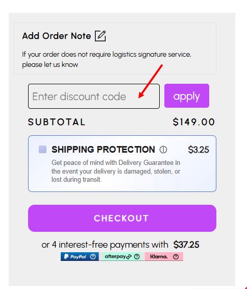“How to apply a Hermosa Hair promo code”