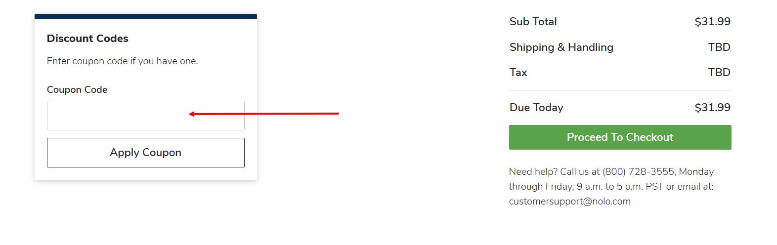 “How to apply a Nolo promo code”