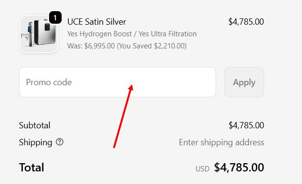 “How to apply a Tyent USA promo code”