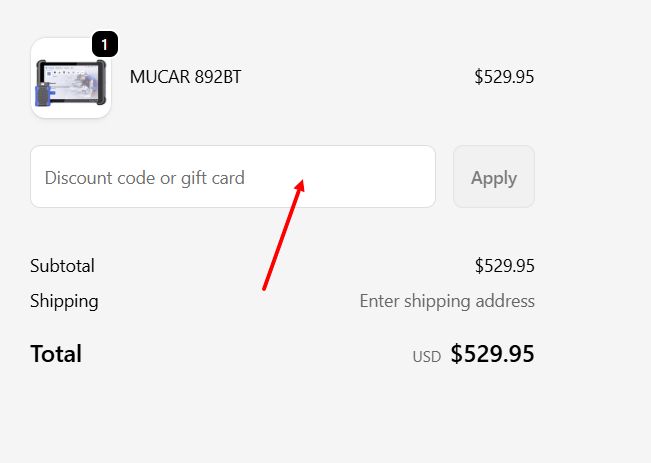 “How to apply a ThinkCar promo code”