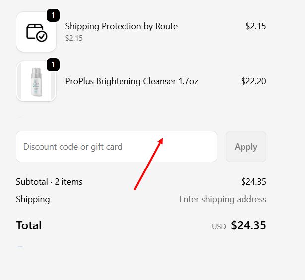 “How to apply a Lifeline Skin Care promo code”