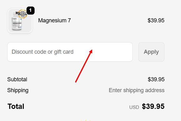 “How to apply an Organixx promo code”
