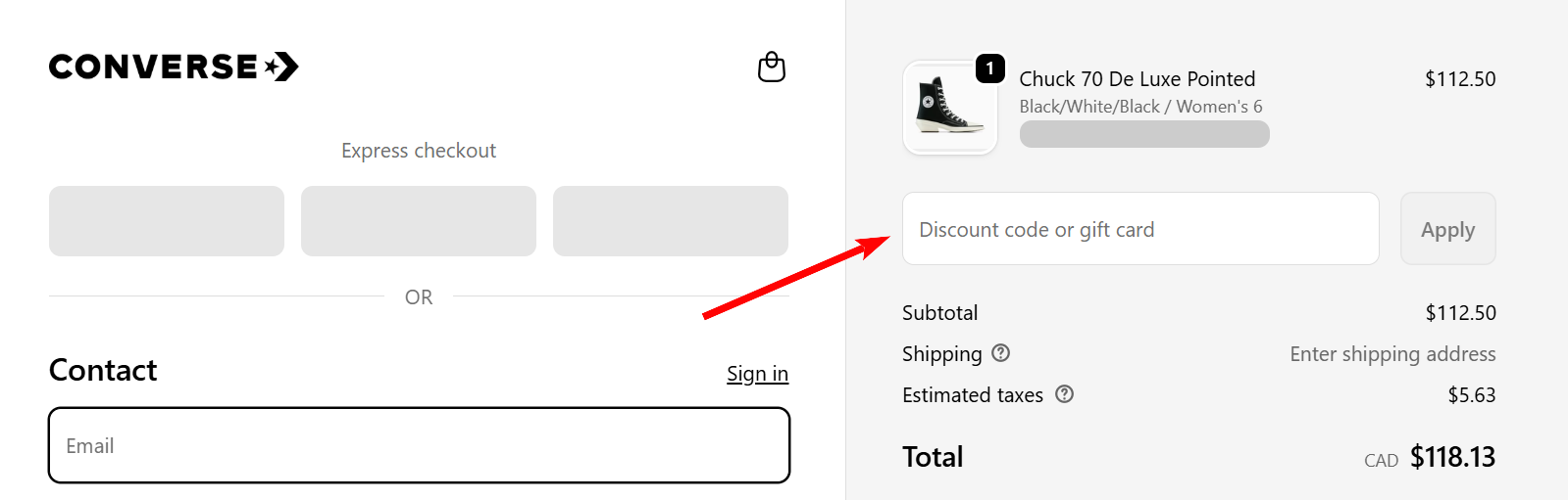 Converse Promo Code