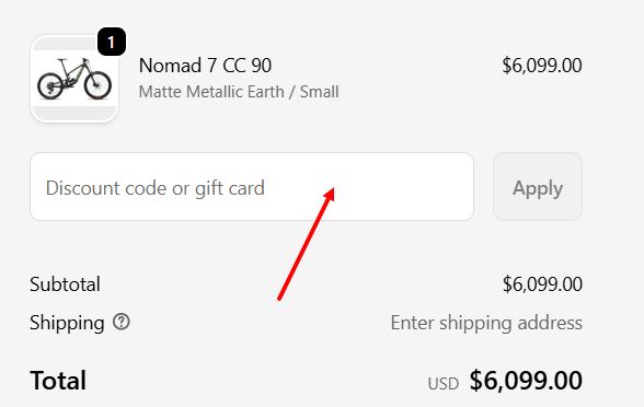 “How to apply a Mike's Bikes promo code”