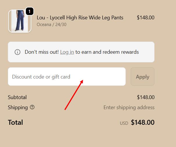 “How to apply a Scotch & Soda promo code”