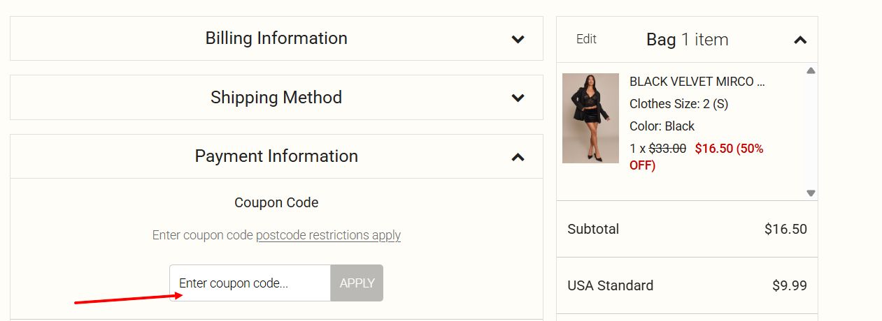 “How to apply a PrettyLittleThing promo code”