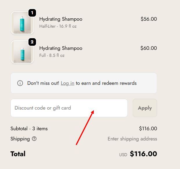 “How to apply a Moroccanoil promo code”