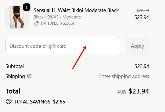 “How to apply a Modibodi promo code”