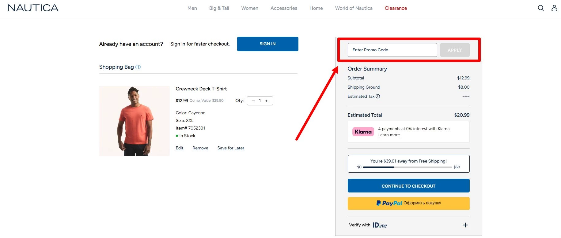 Nautica Promo Code