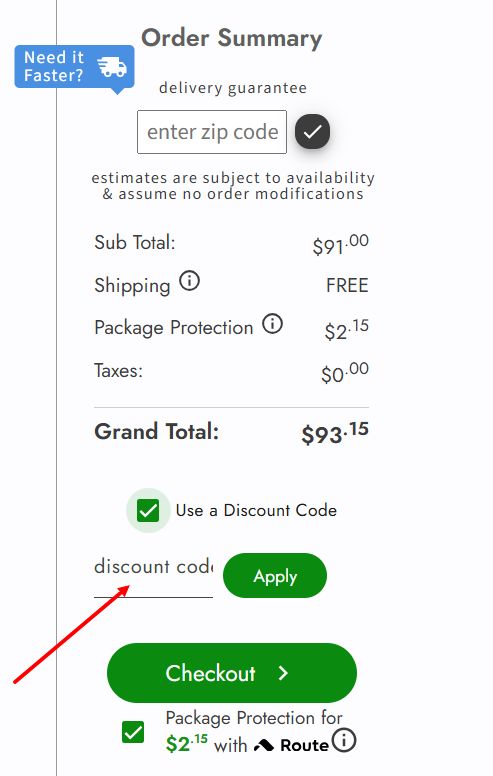 “How to apply a Matboard and More promo code”