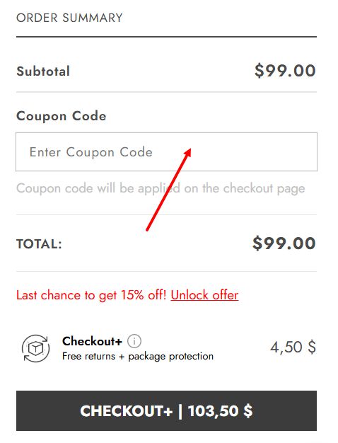 “How to apply a Gibsonlook promo code”