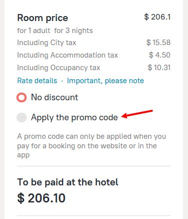 “How to apply a ZenHotels promo code”