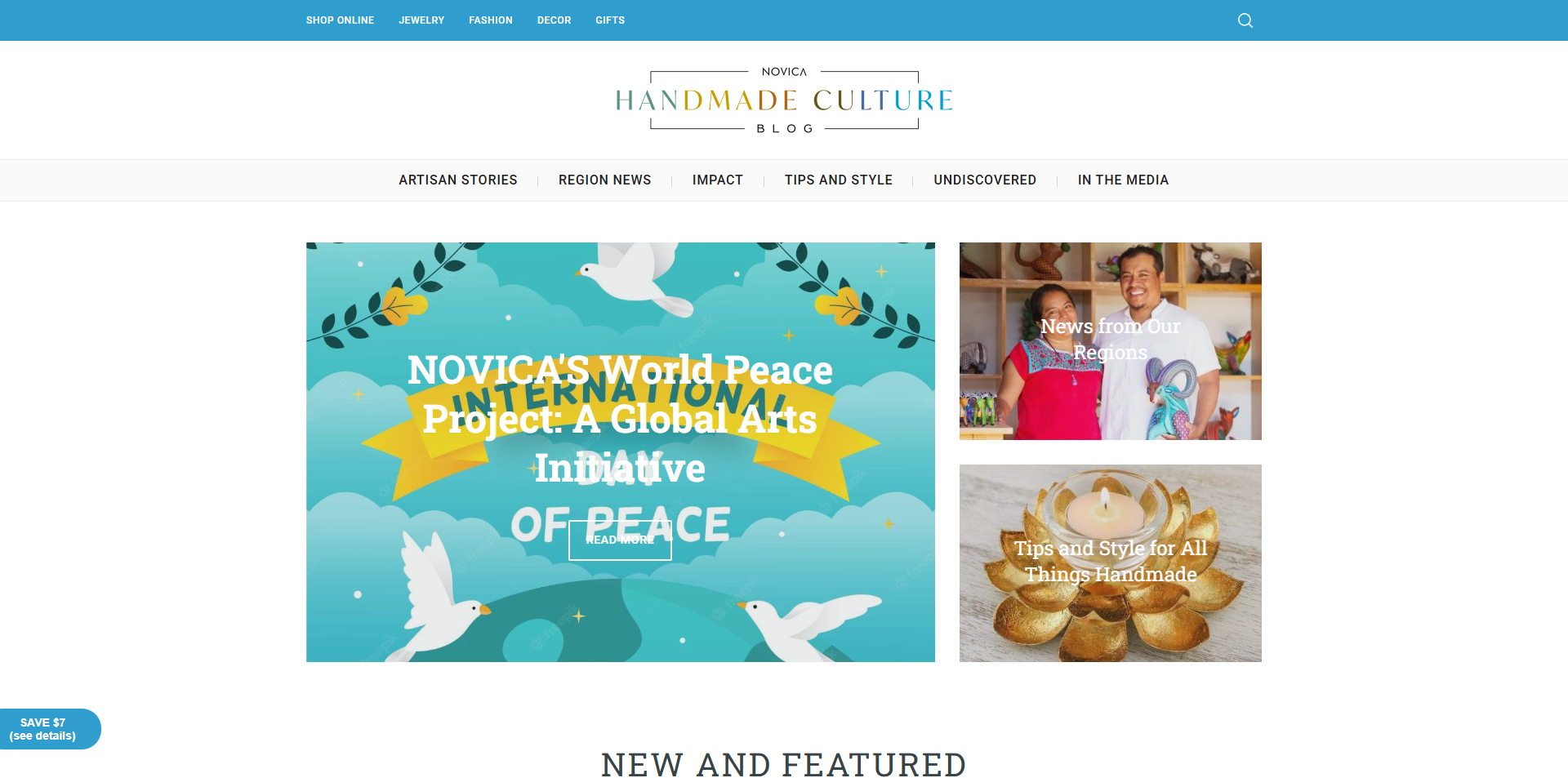 Novica discount code