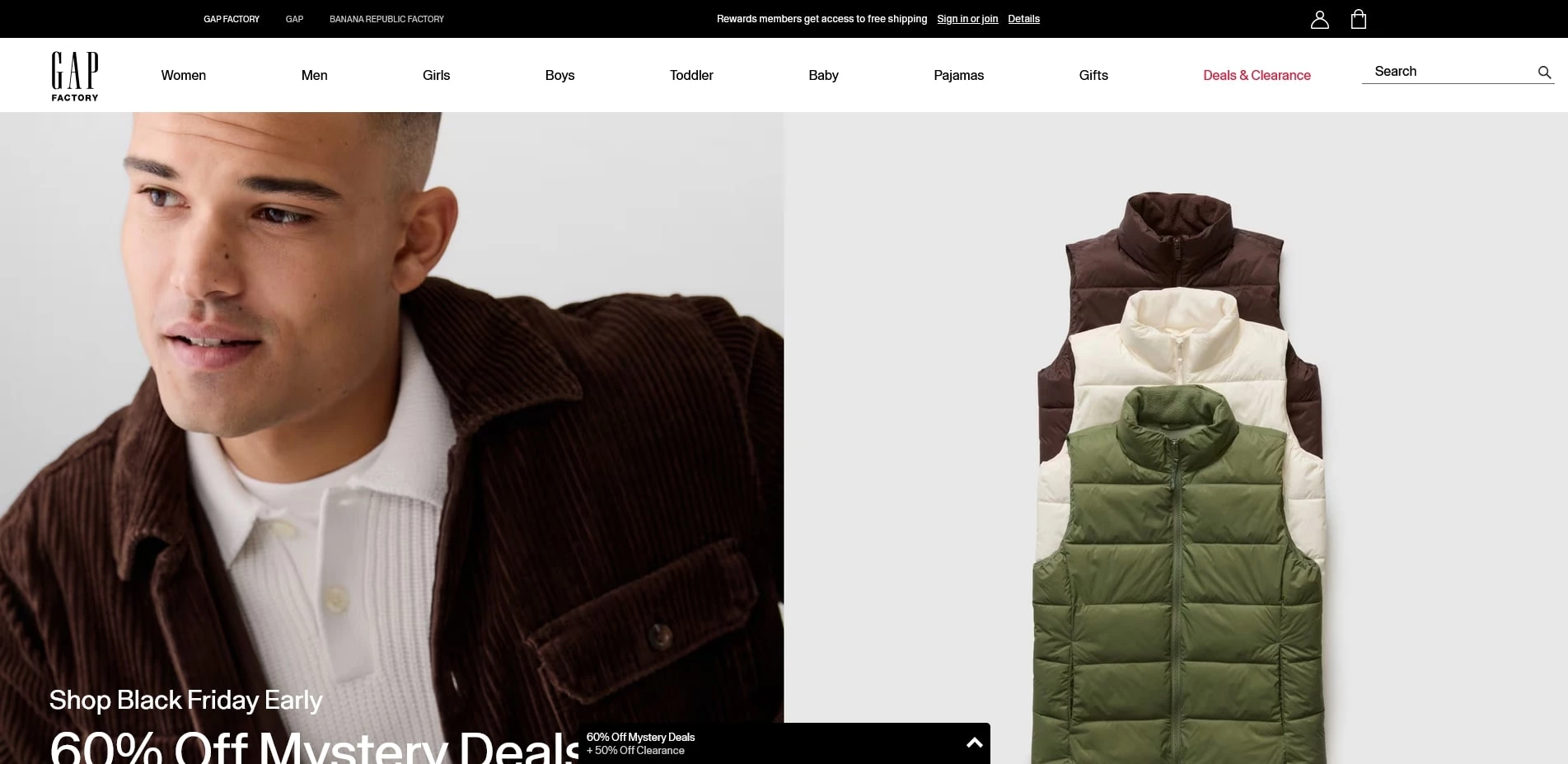 Gap Factory promo code