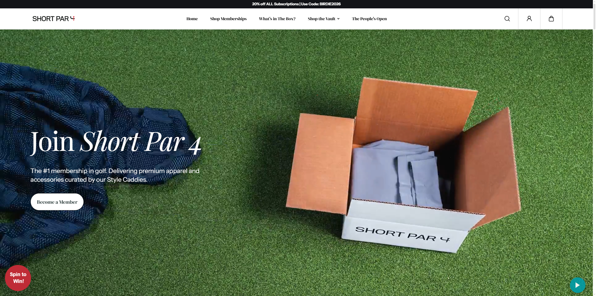 Short Par 4 discount code