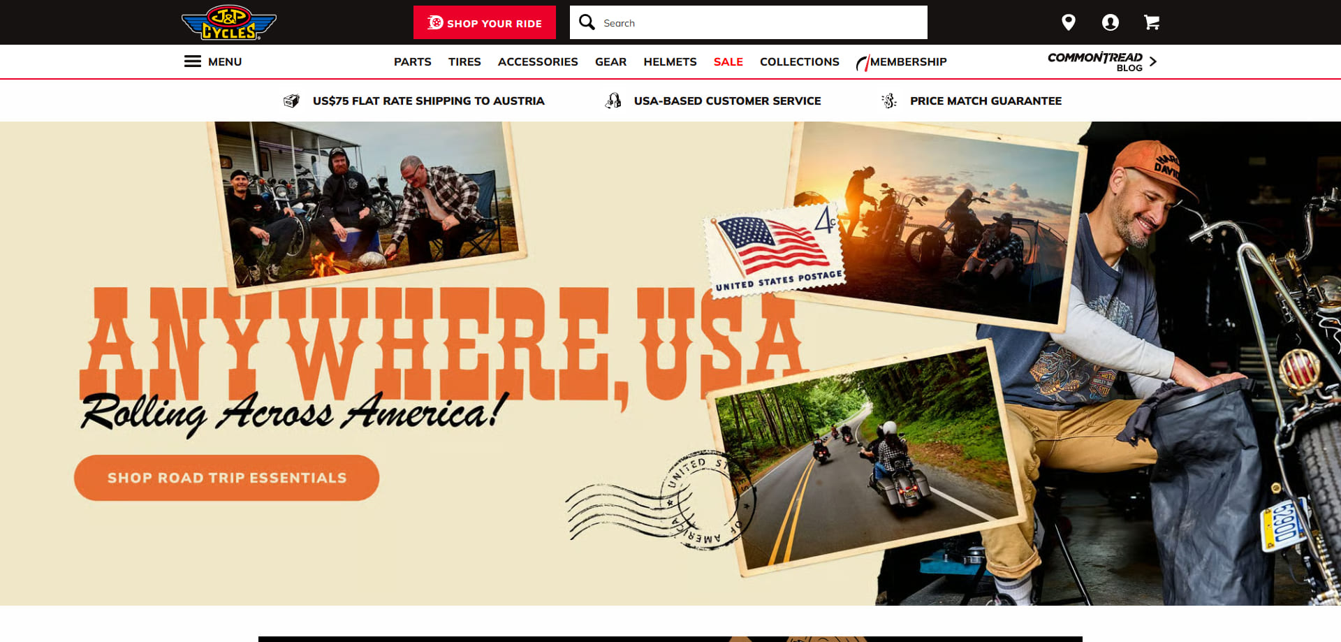 J&P Cycles discount code