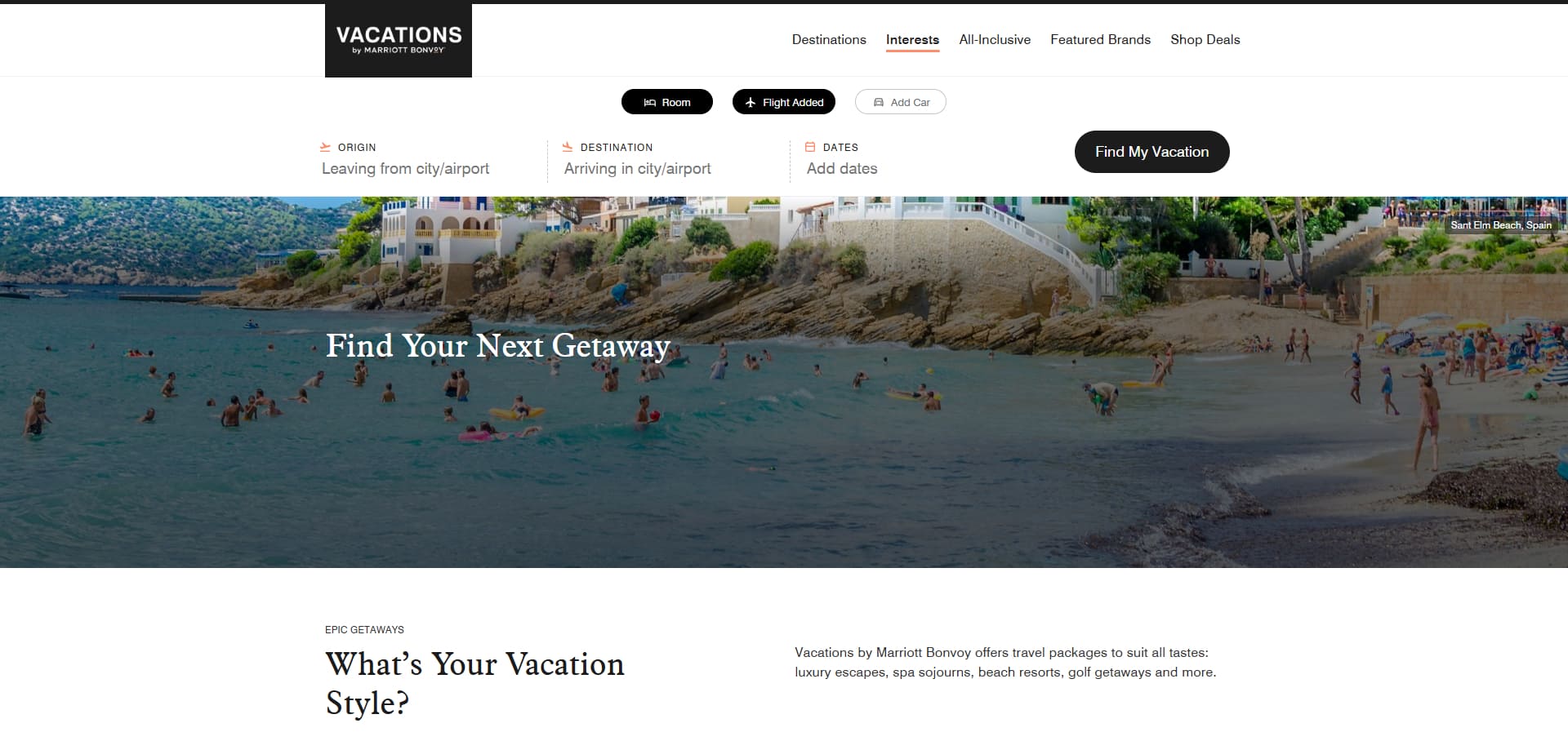Vacations by Marriott Bonvoy Promo Code