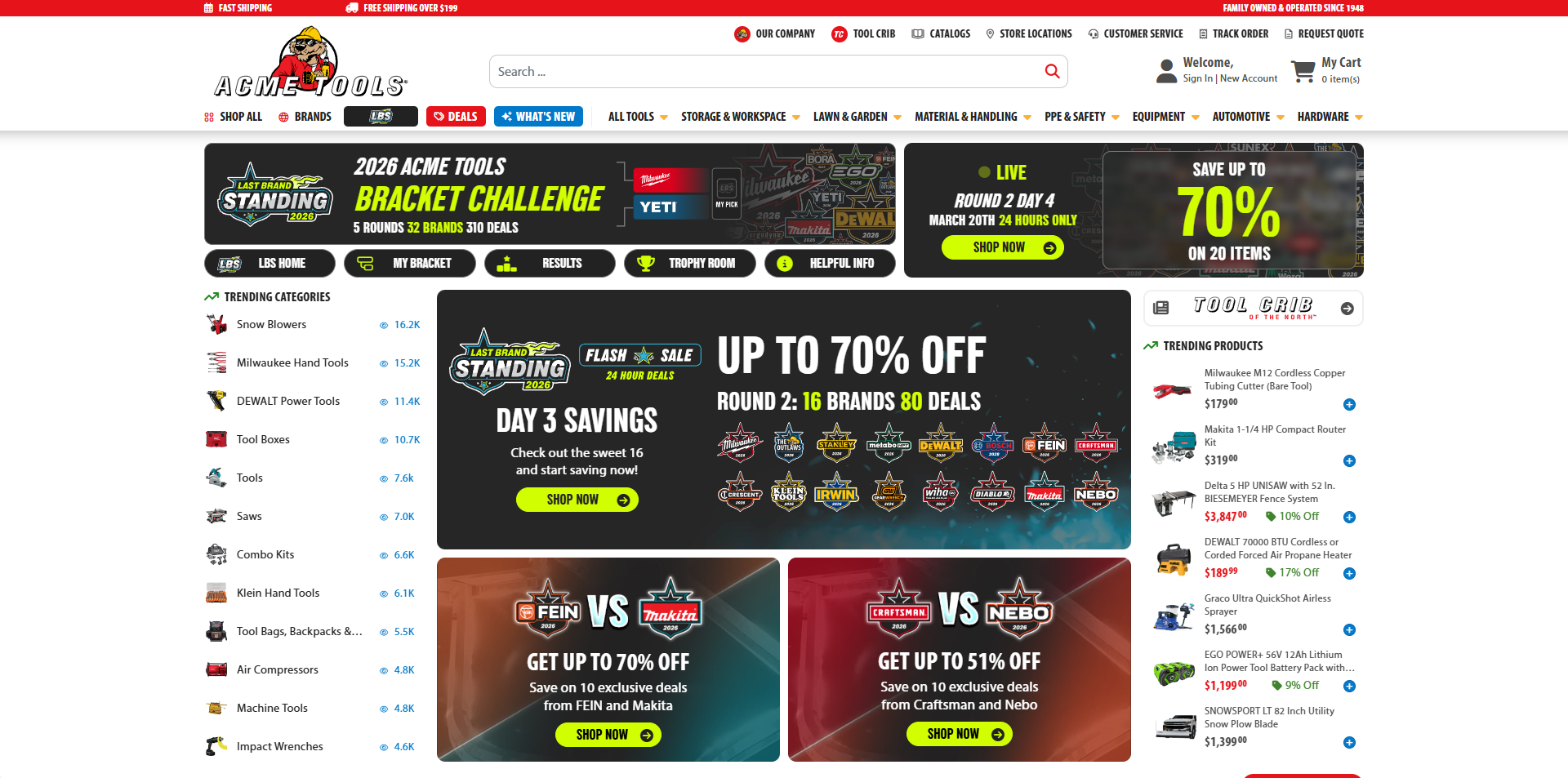 Acme Tools discount code