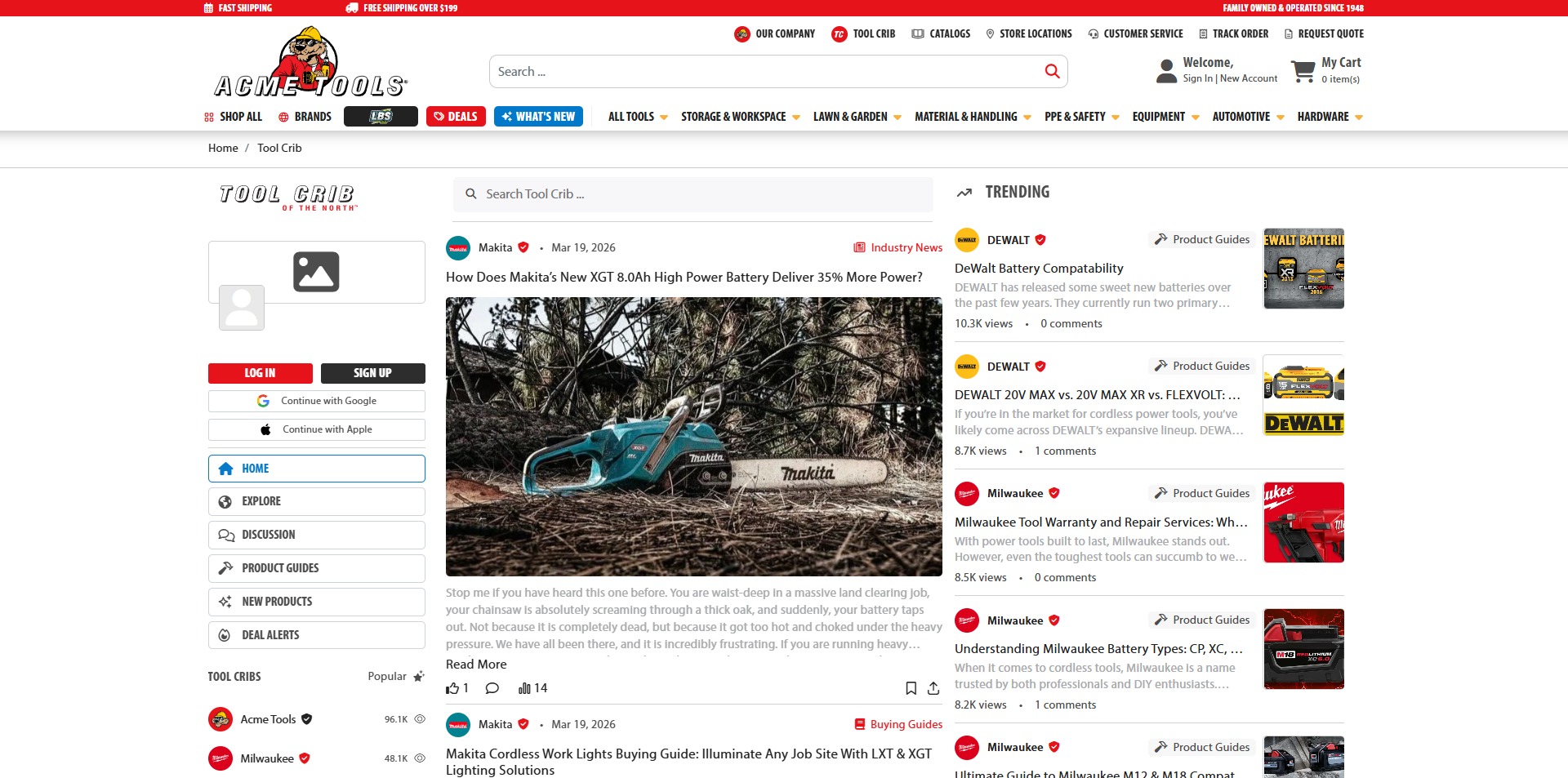 Acme Tools discount code