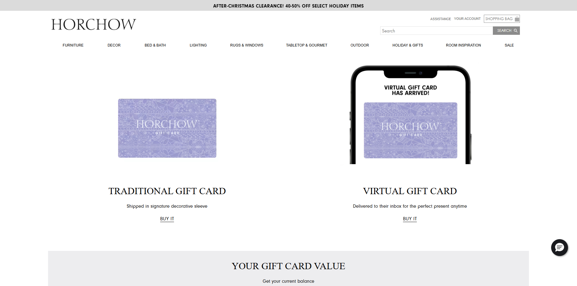 Horchow discount code