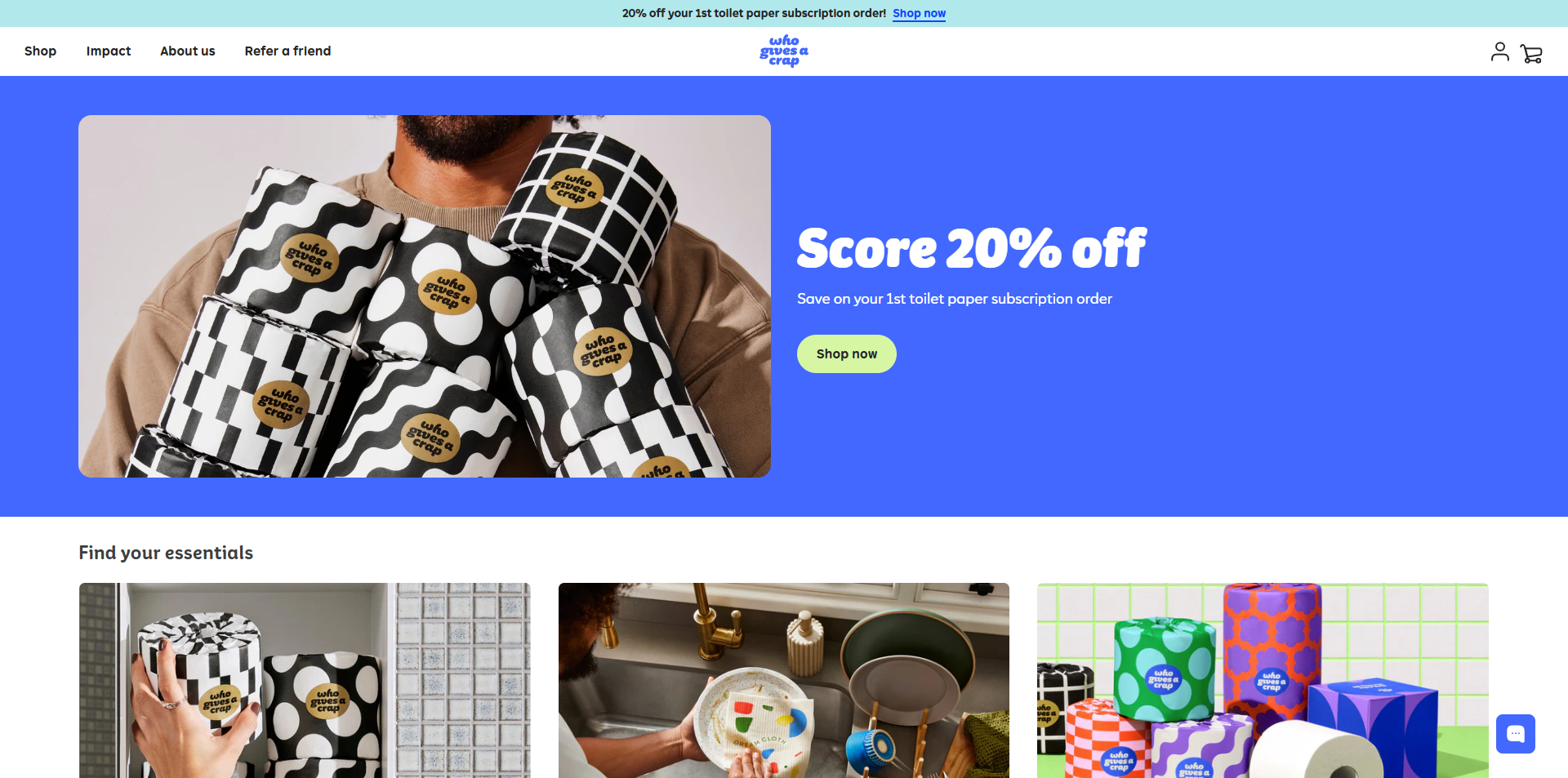 Who Gives A Crap discount code