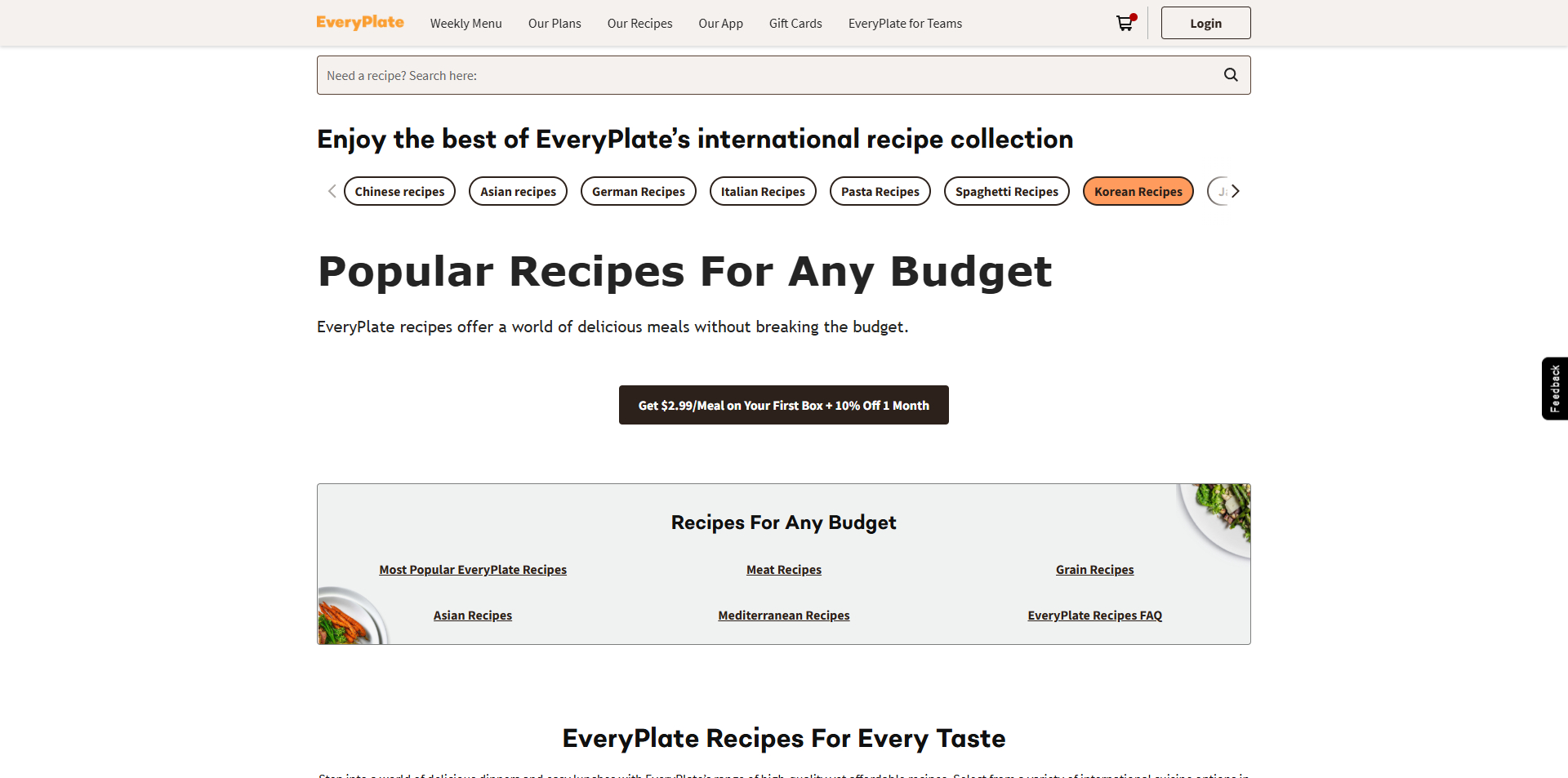 EveryPlate Promo Code