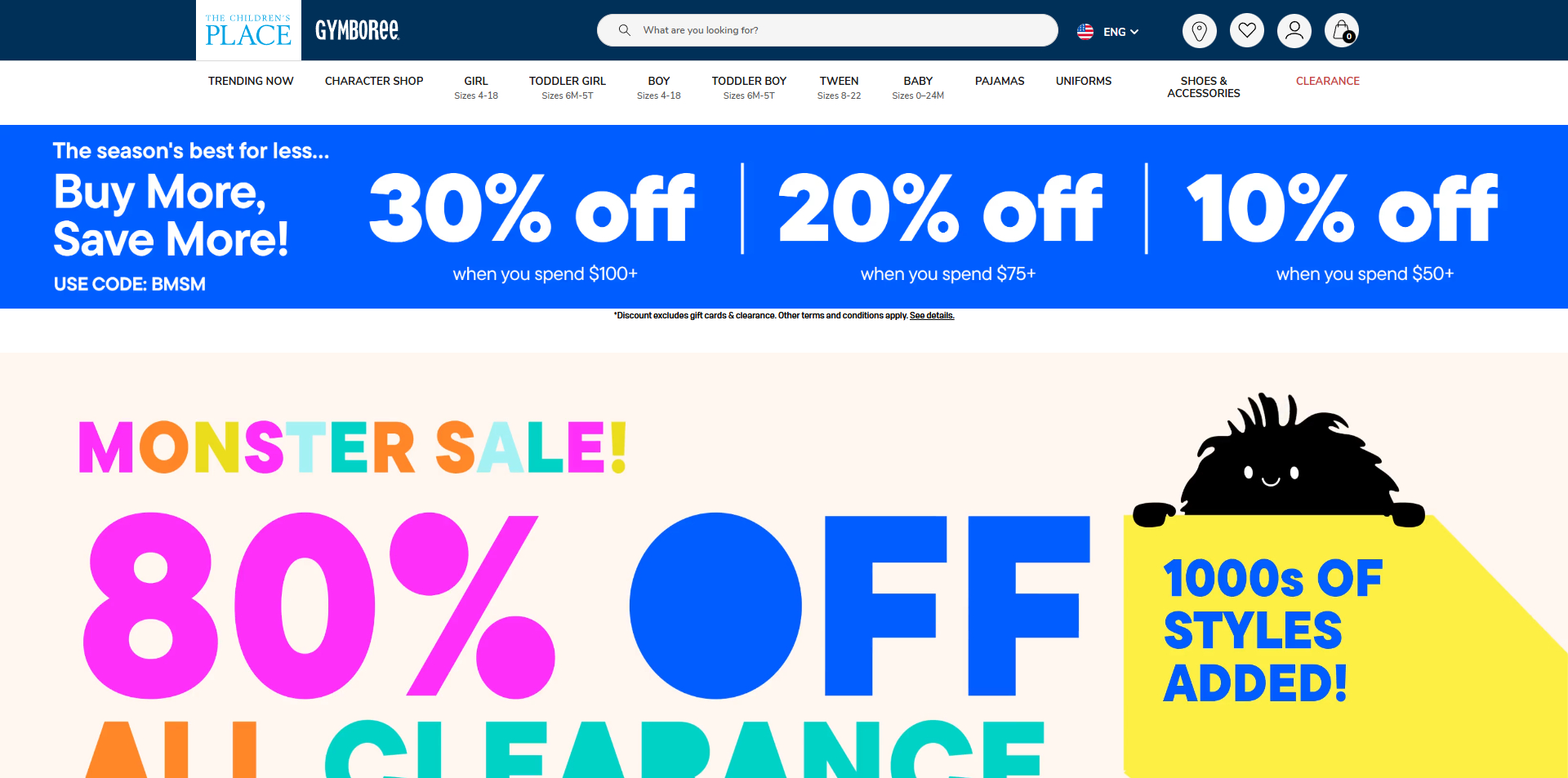 The Children's Place discount code