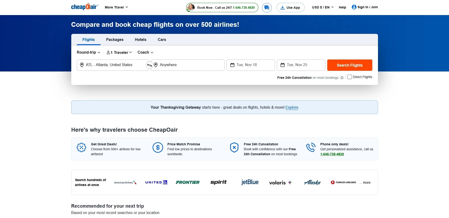 CheapOair promo codes