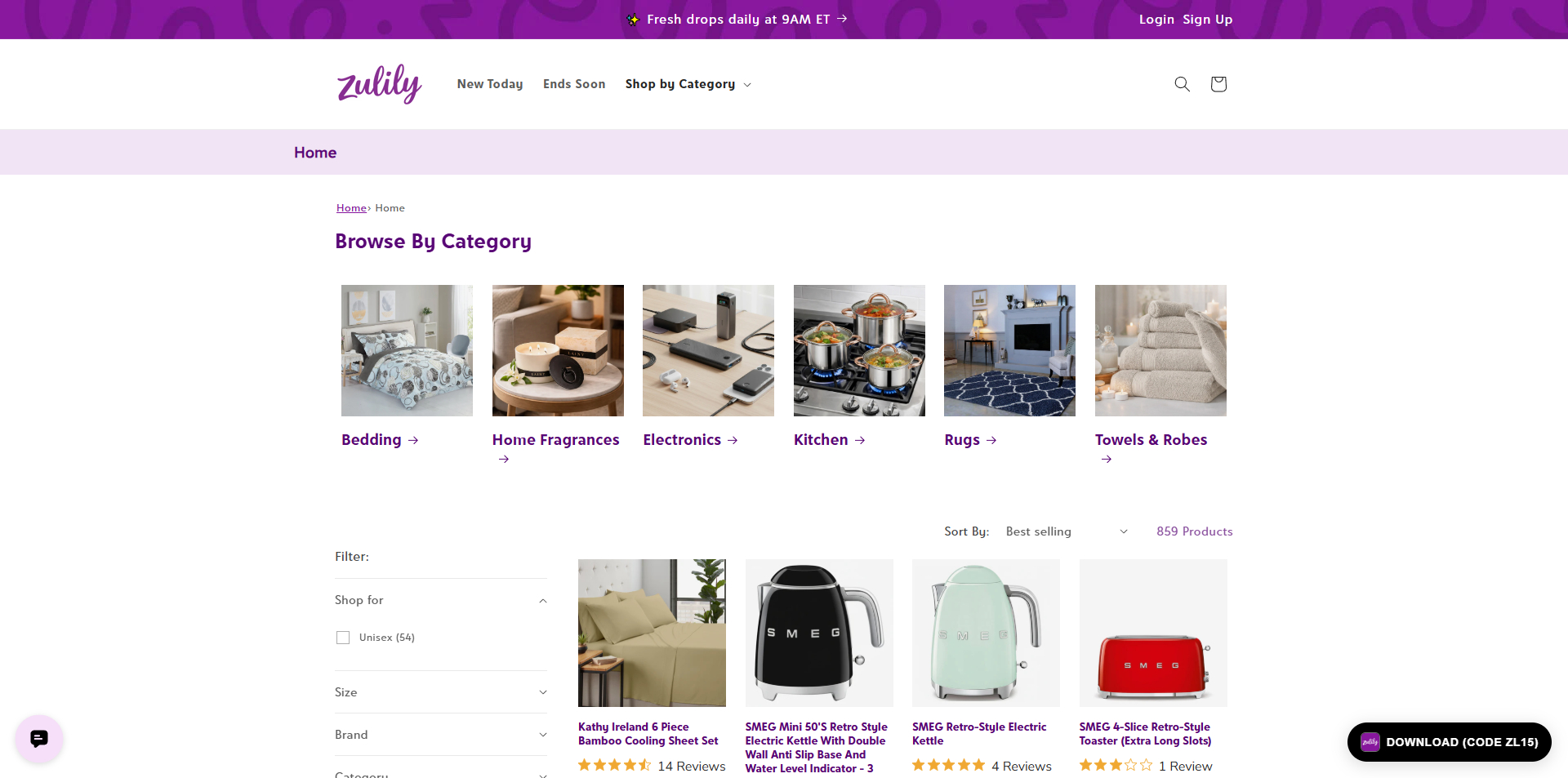 Zulily discount code