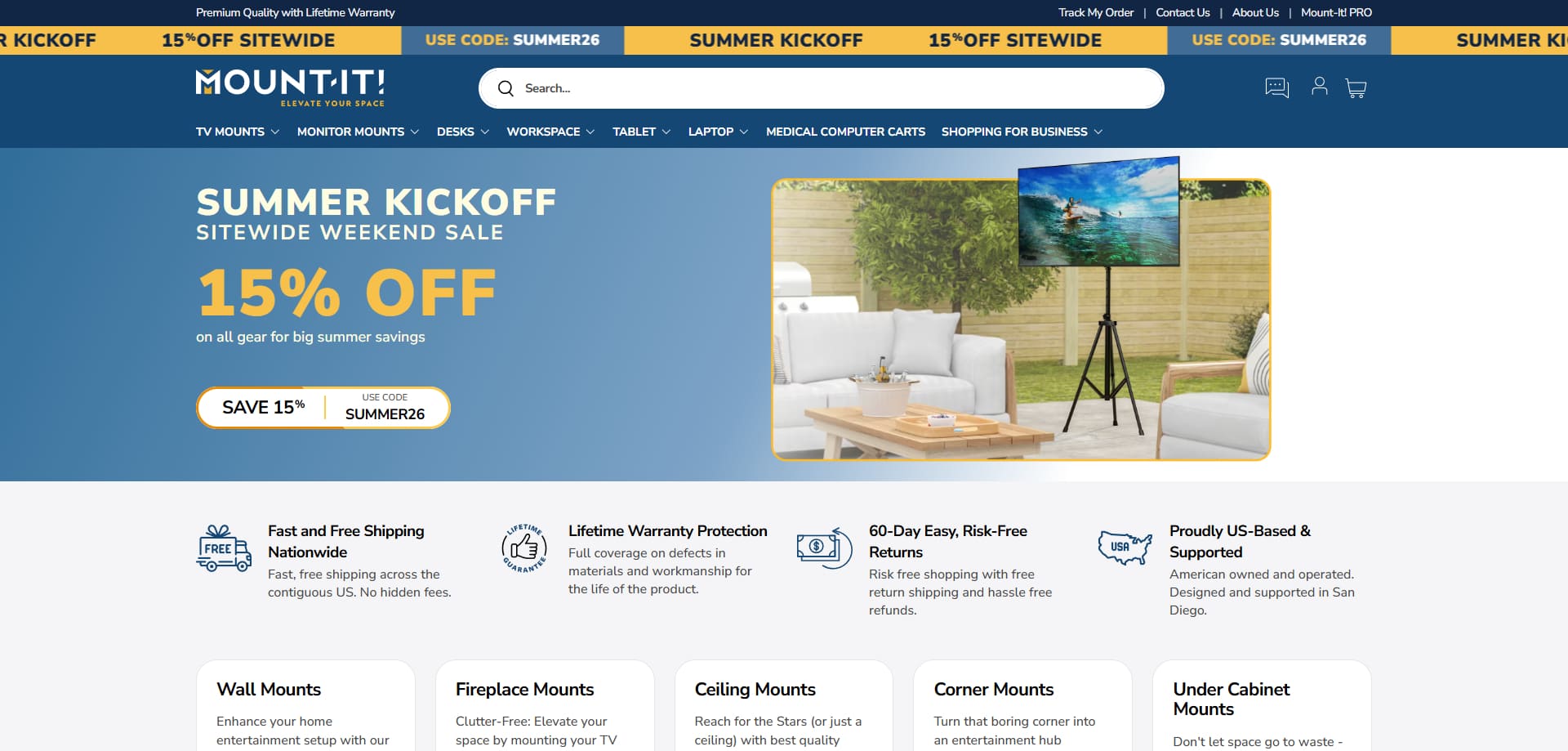 Mount-It discount code