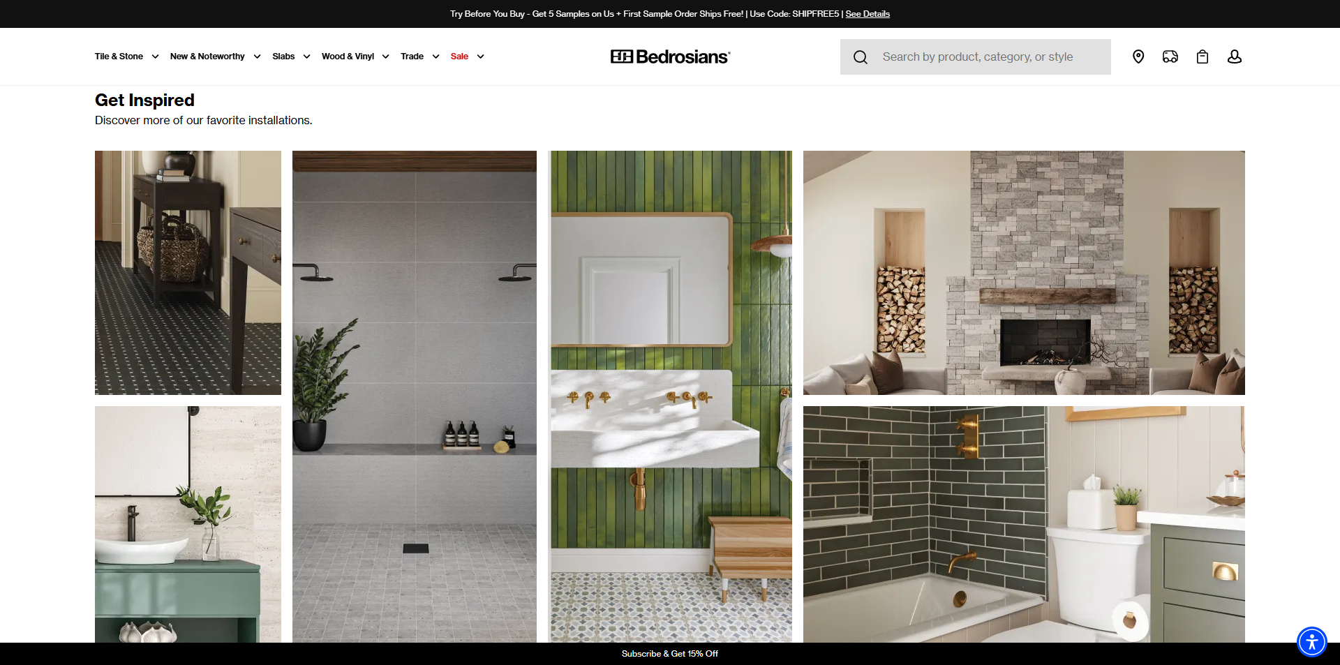 Bedrosians Tile & Stone Promo Code